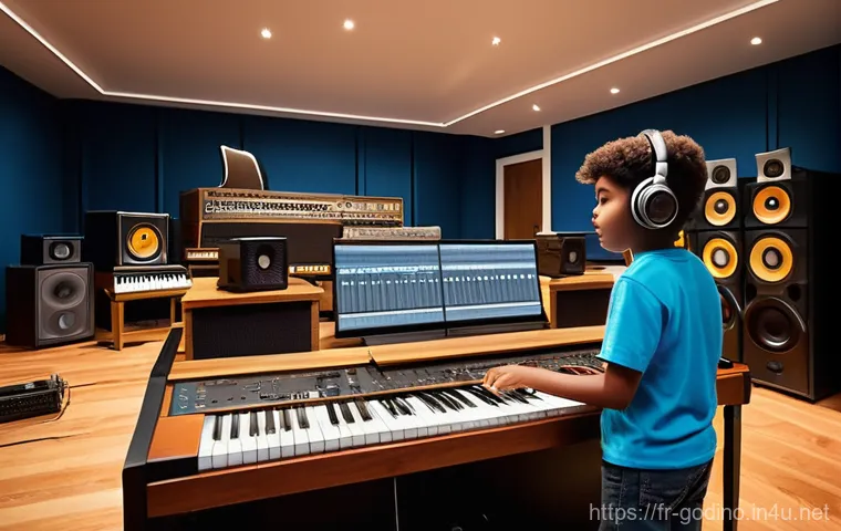 고고다이노 테마곡 작곡과 제작 과정 - A group of diverse children, aged 4-8, are enthusiastically dancing and singing along to the GoGo Di...