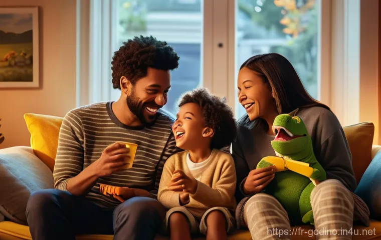 고고다이노 테마곡 작곡과 제작 과정 - A modern, well-equipped music recording studio scene. A diverse team of professional adults is worki...